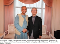 Yunus Meets Business Leaders in Japan and South Korea