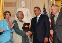 Professor YunusÃ¢â‚¬â„¢s Acceptance Speech in the Congressional Gold Medal Ceromony