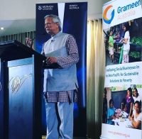  Yunus Addresses Global Social Change Makers in Australia