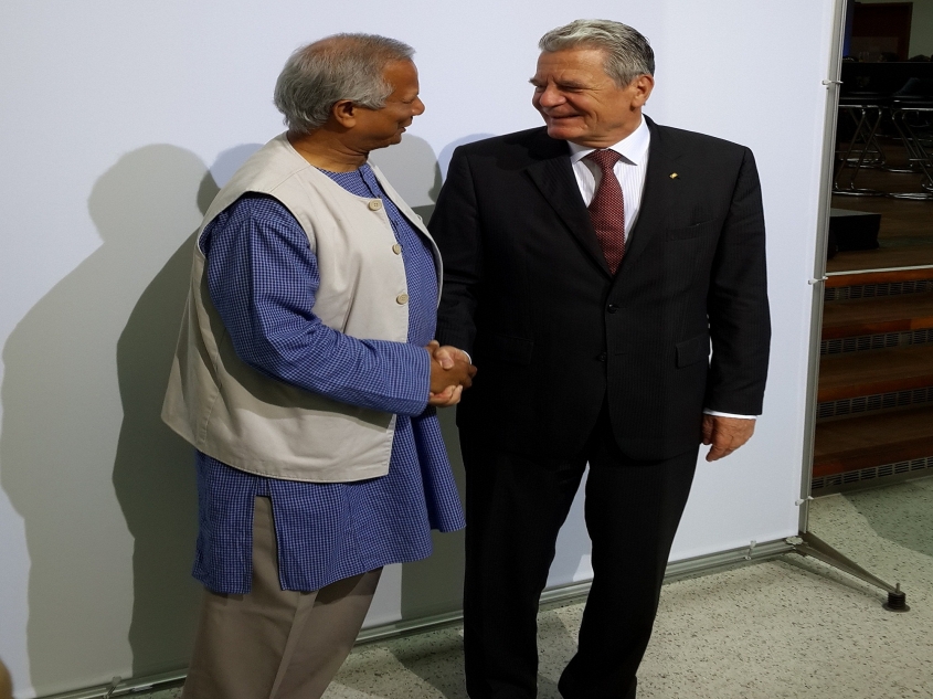 Yunus meets German President