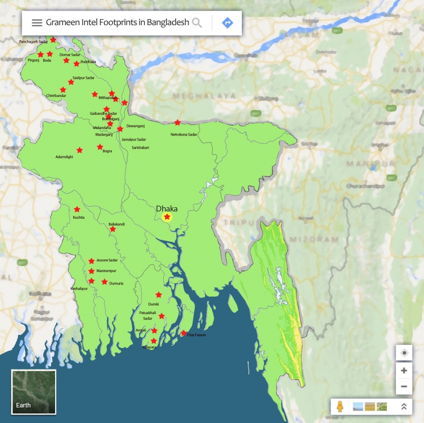 Grameen Intel's footprints are now in 41 locations of Bangladesh